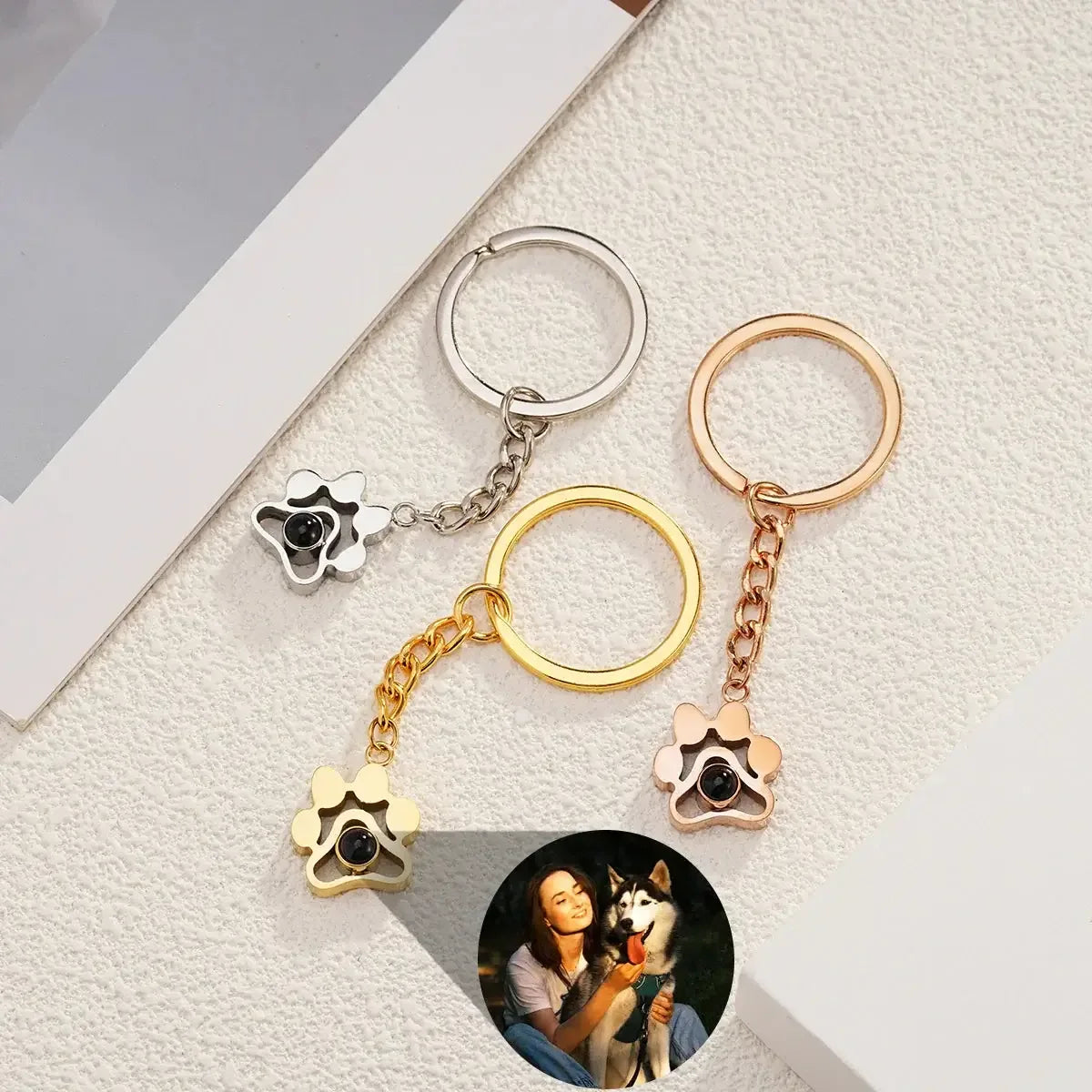 Custom Print Photo Dog Paw Bracelet Style 6