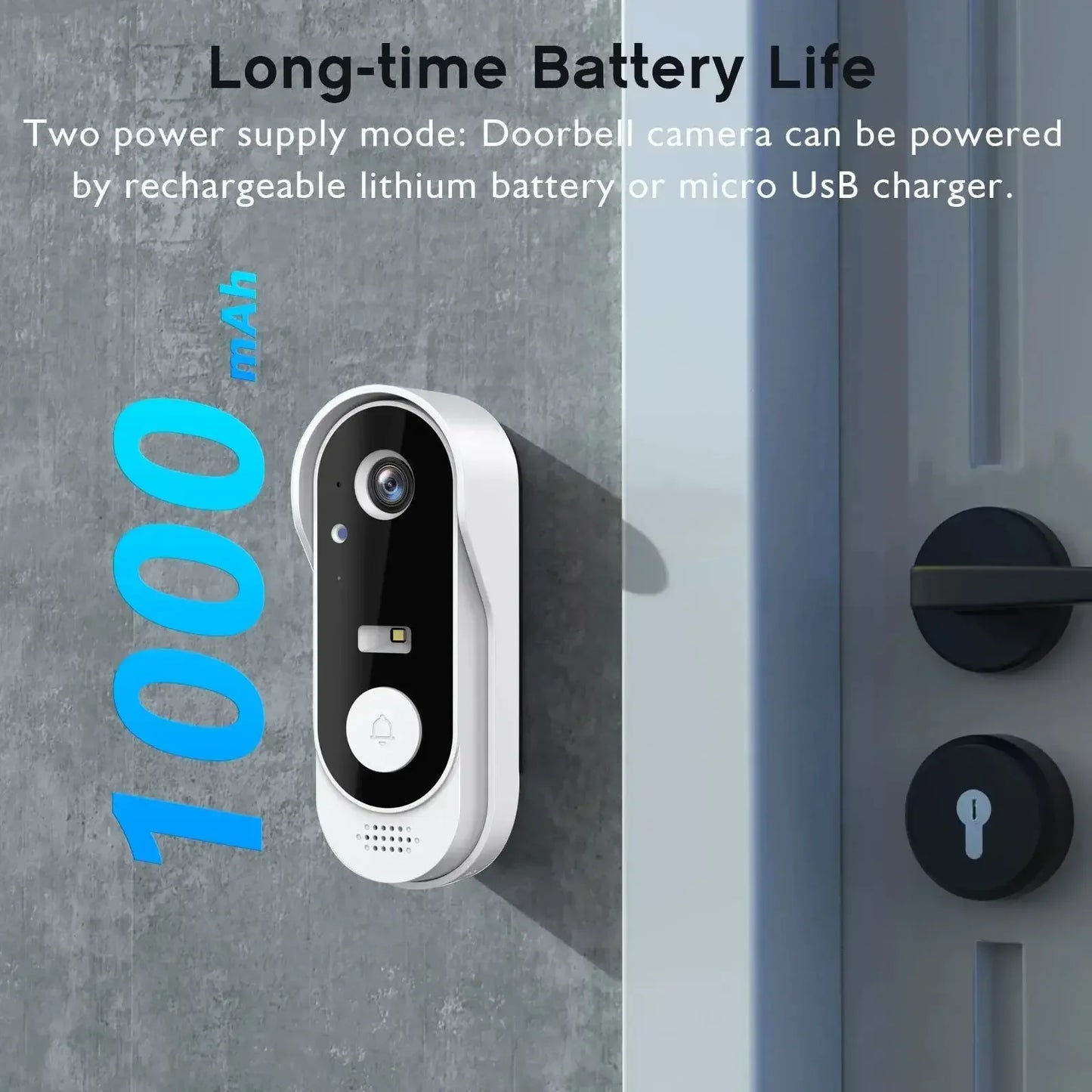 Wireless HD Doorbell Camera NO CARD / United States