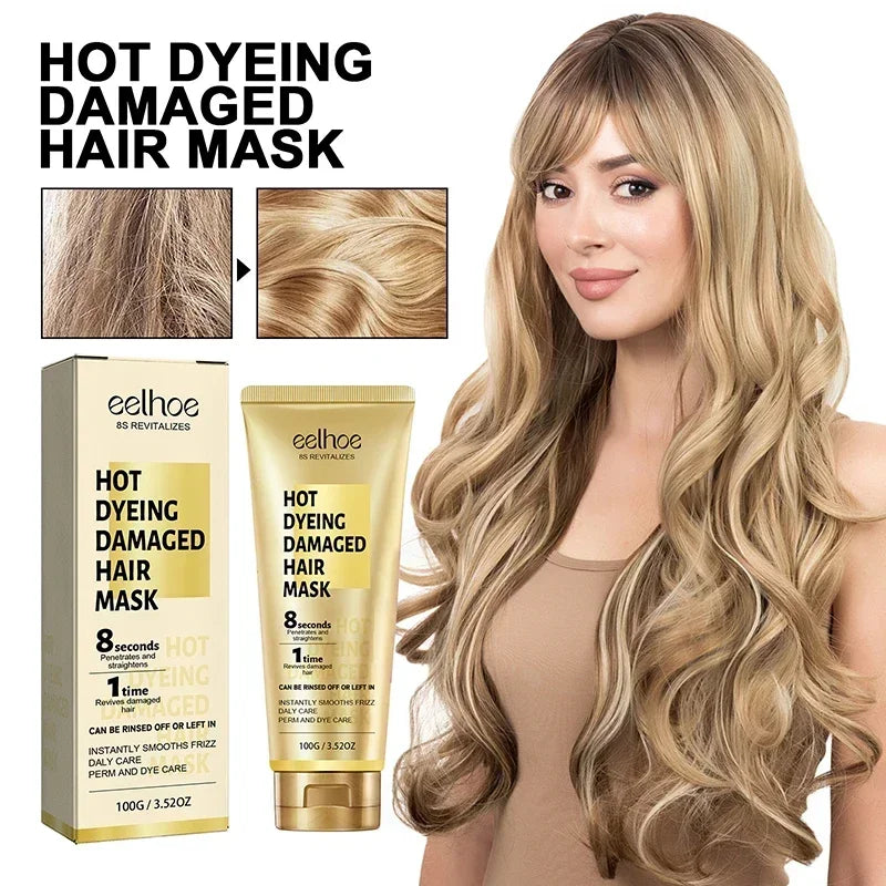 Keratin Hair Mask Fast Repairing Frizz Dry Hair