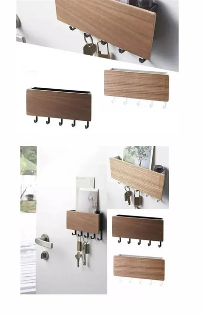 Wall Organizer Hooks Black