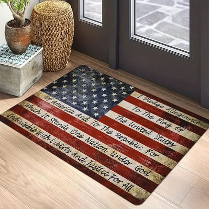 American Flag Non-Slip Welcome Doormat 3 / 40x60CM
