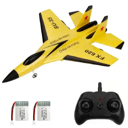2.4G Glider RC Drone Flanker Airplane E SU35 Blue 1B