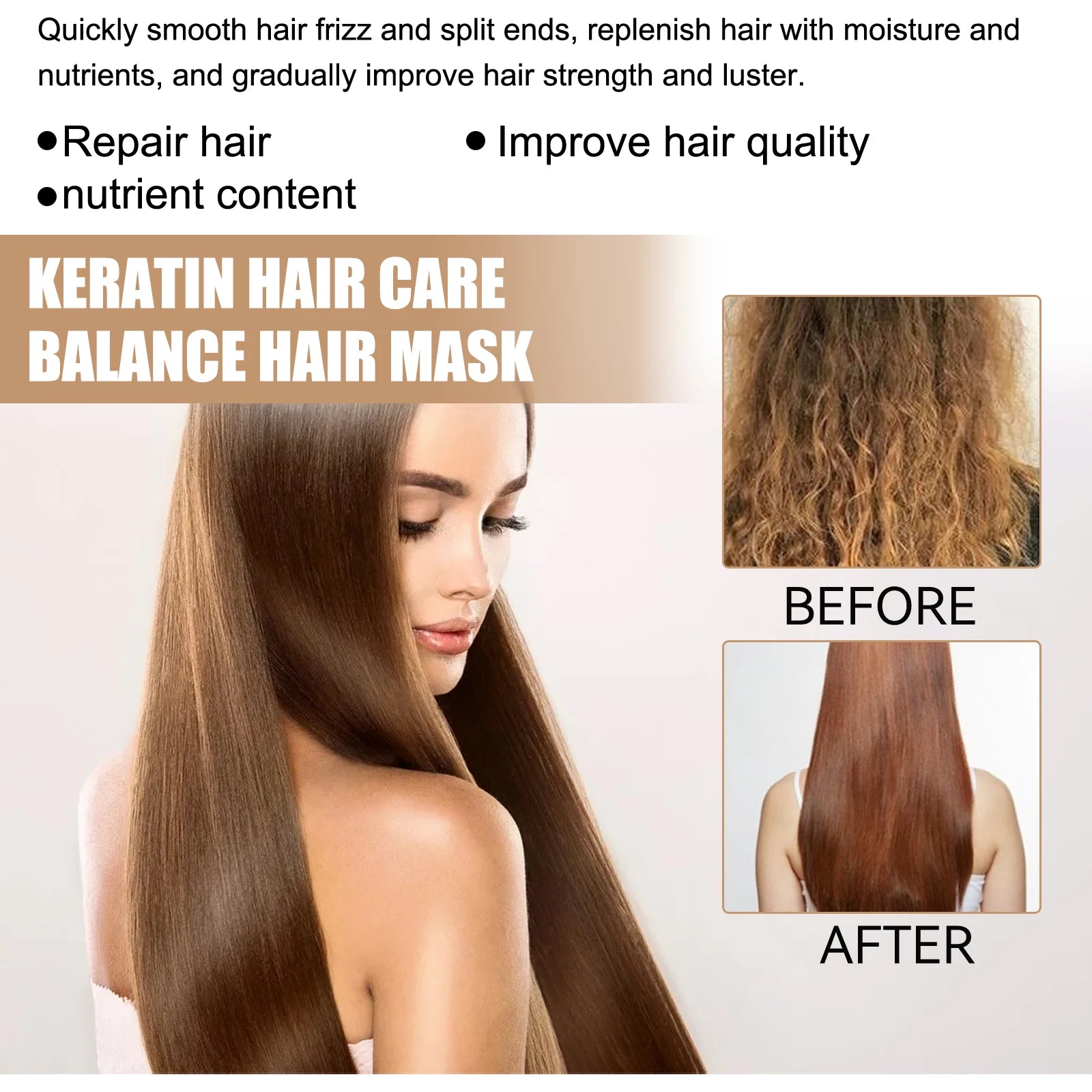 Nourishing Hair Repair Hair Tangles Improve Hair Health Mask