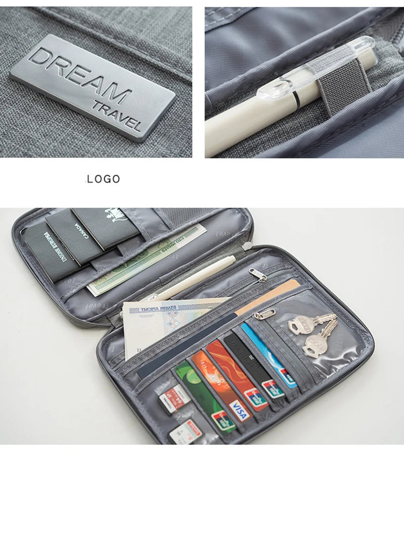 Travel Wallet for Family Passport