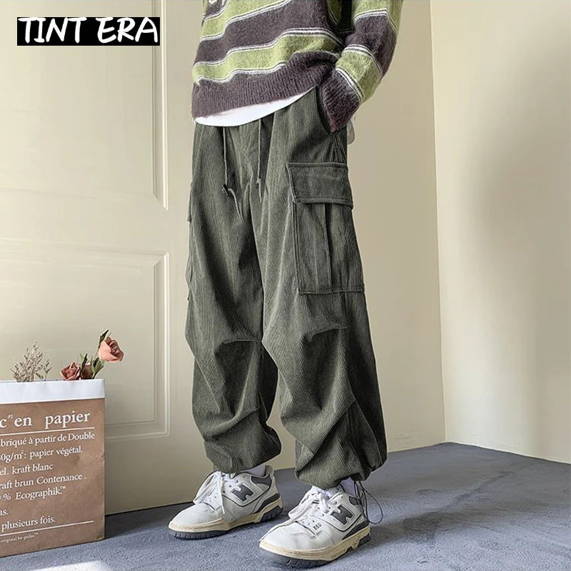 Cargo Vintage Pants For Men Streetwear