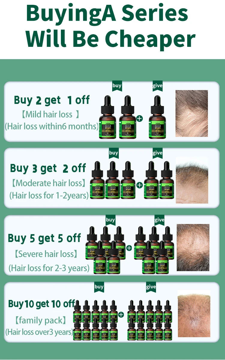 Hair Growth Oil Fast Hair Growth Effective Baldness Repair