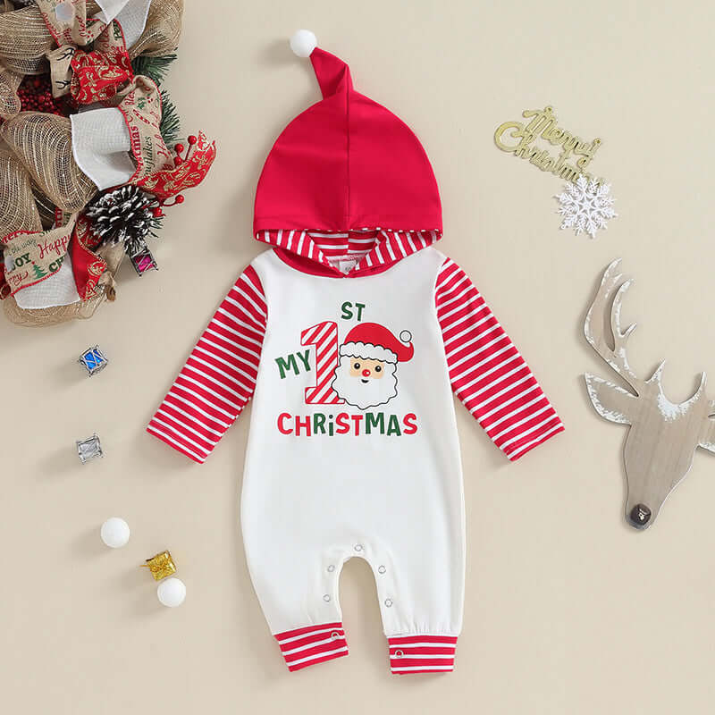 Lioraitiin Baby Christmas Romper green / United States / 6M