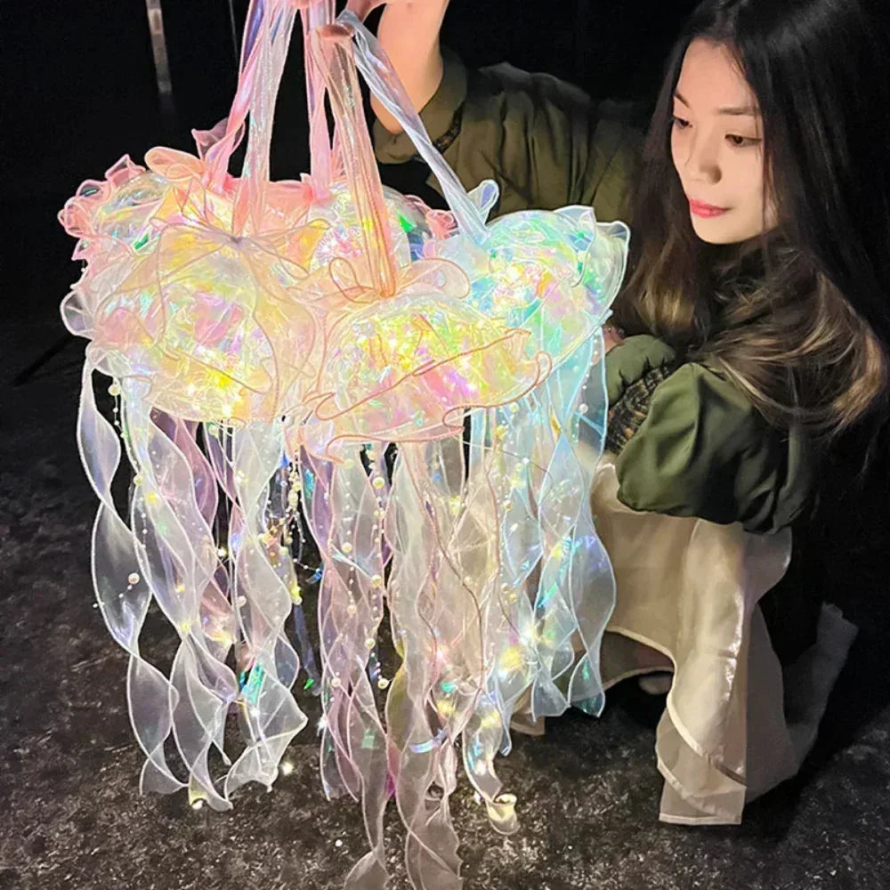 Jellyfish Lamp Home Decoration Upgraded pink