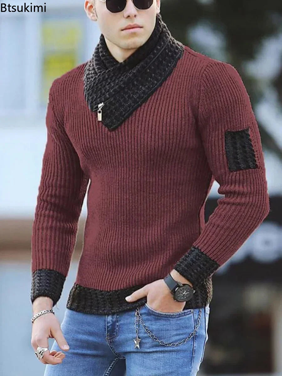 Knitted Sweater Wool Turtleneck