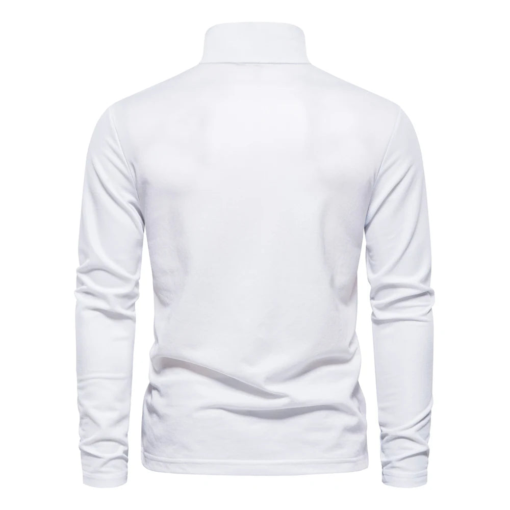 Long Sleeve Golf Polo Shirts Homme Spring Tshirt