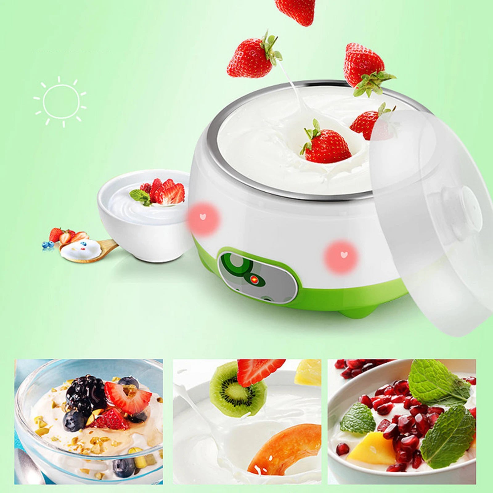 Automatic Yogurt Maker with Stainless Steel Inner Pot