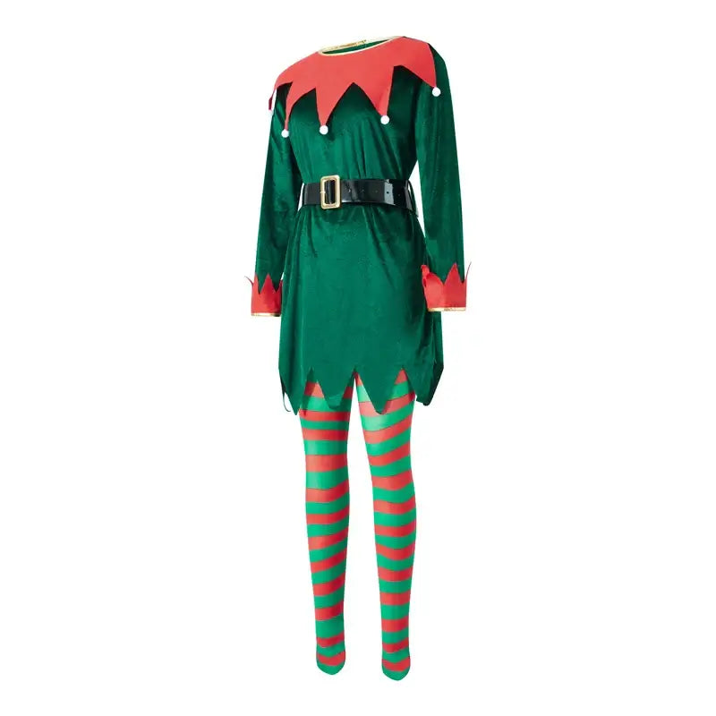 Women’s Christmas Elf Costume Multicolor / S / United States