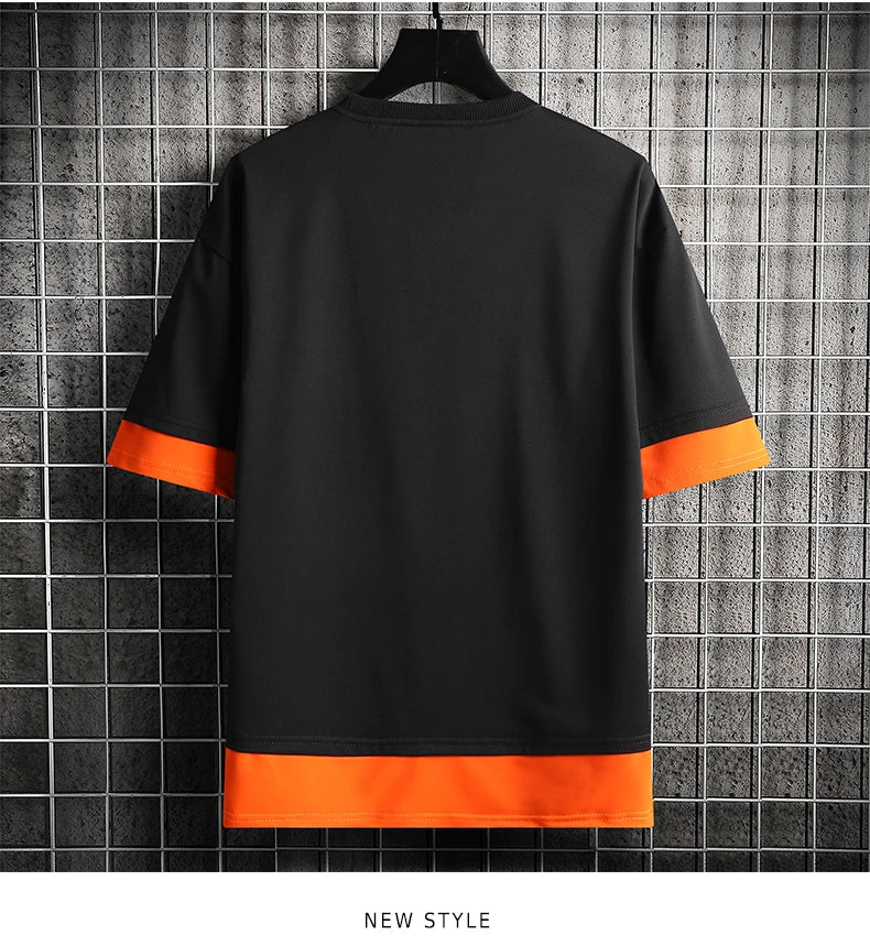 Men's T Shirt Korean Fashion Short Sleeve