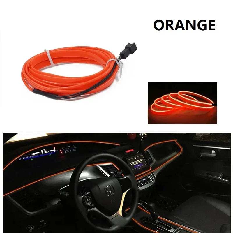 Neon LED Light Glow EL Wire String Strip Rope Minx