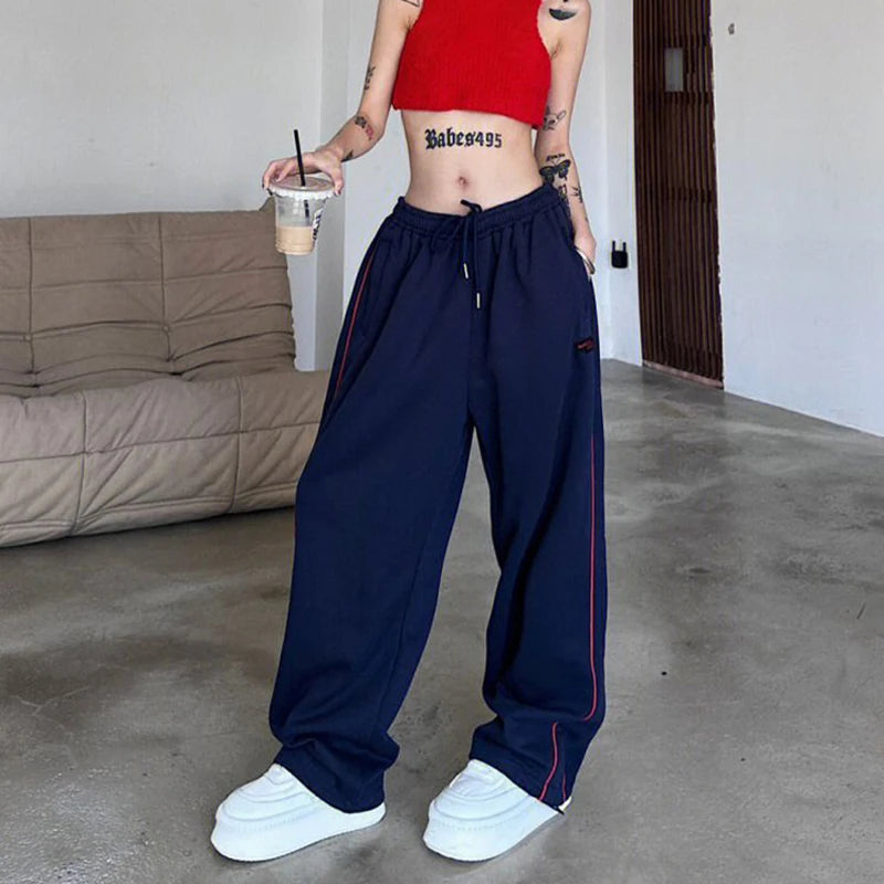 High Street Sport Pants Elastic Waist