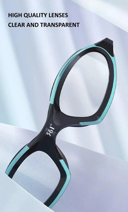 HD Anti fog swimming goggles White goggles