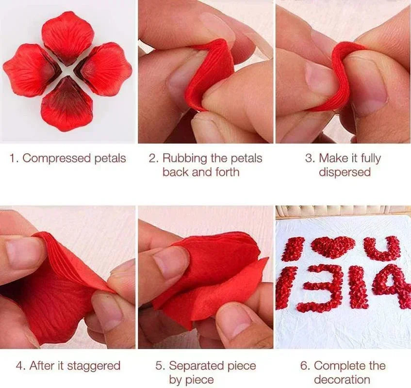 Artificial Fake Rose Petals