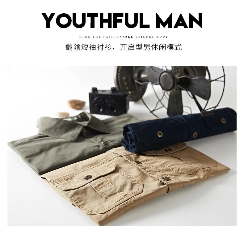 Men Cargo Shirt