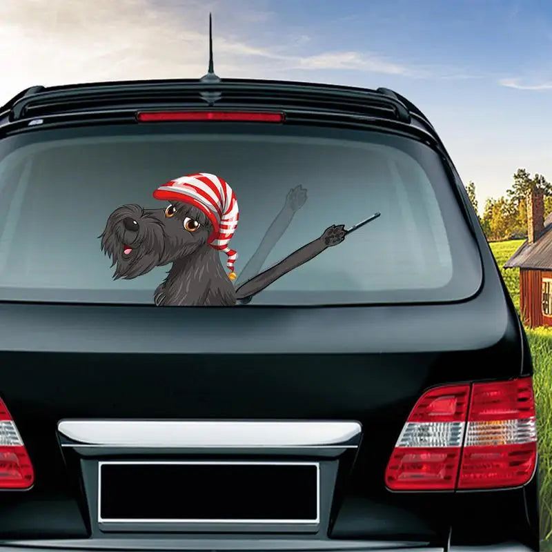 Adorable Dog  Rear Wiper Decor