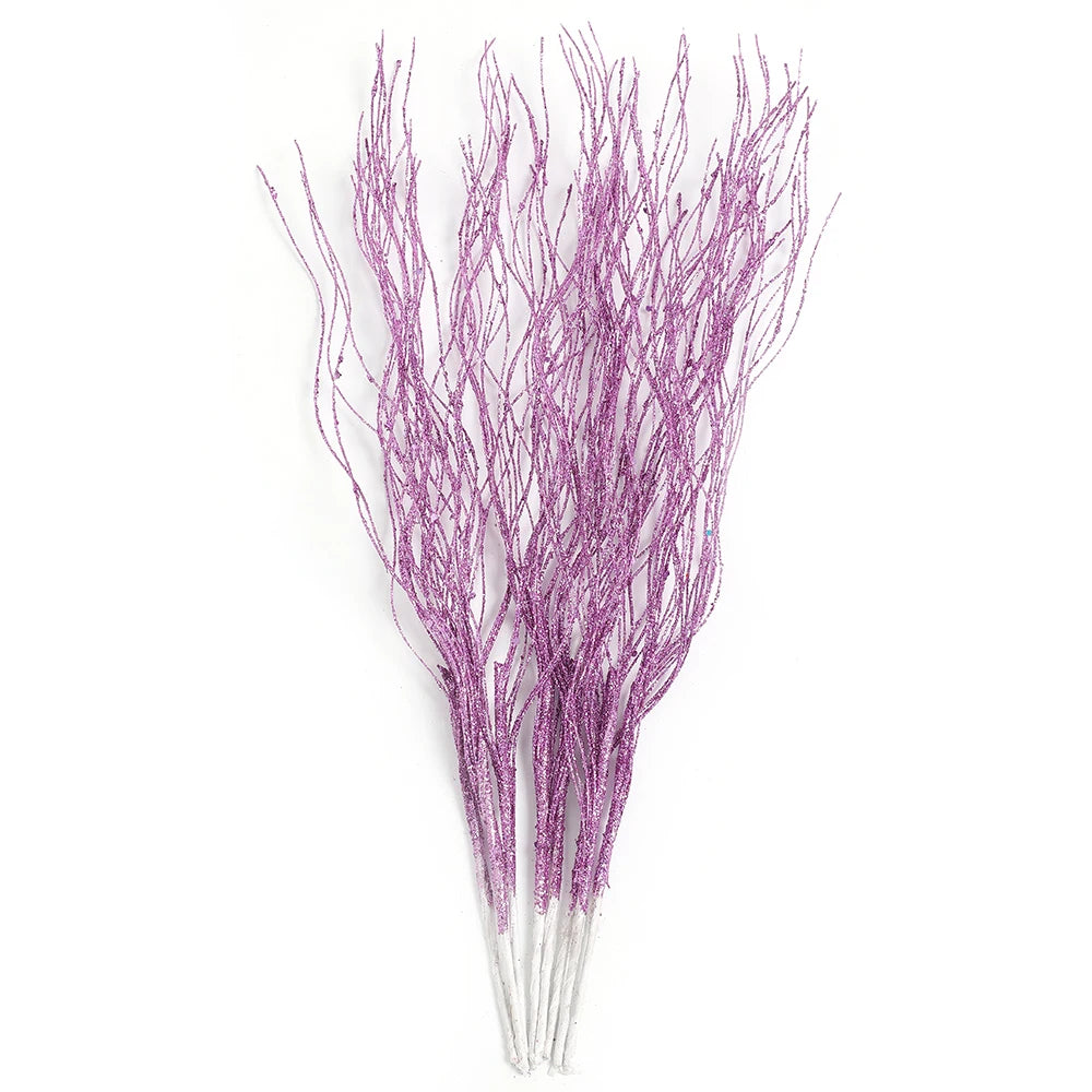 Glitter Foam Berry Christmas Bouquet – 5Pcs Festive Holiday Floral Decor