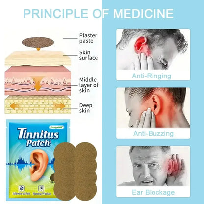 Ear Bead Patch Auriculotherapy Acupressure Tinnitus Relief Patch 12PCS