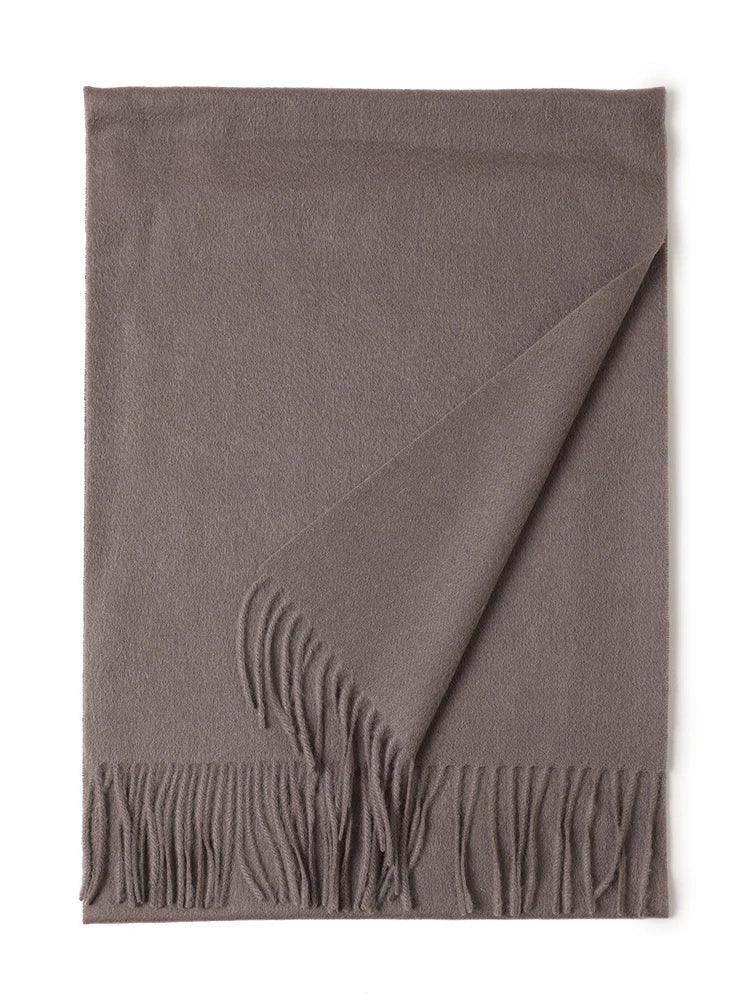 Neck Warm Scarf Autumn Designer Scarf Lady Echarpe Wrap with Tassel Grey / 200X35 or 180X30CM