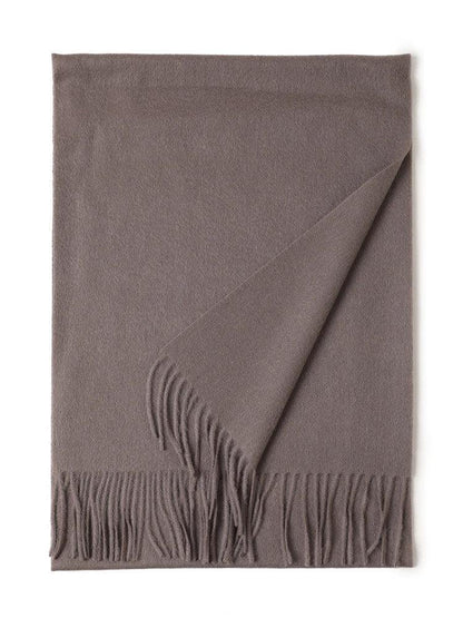 Neck Warm Scarf Autumn Designer Scarf Lady Echarpe Wrap with Tassel Grey / 200X35 or 180X30CM