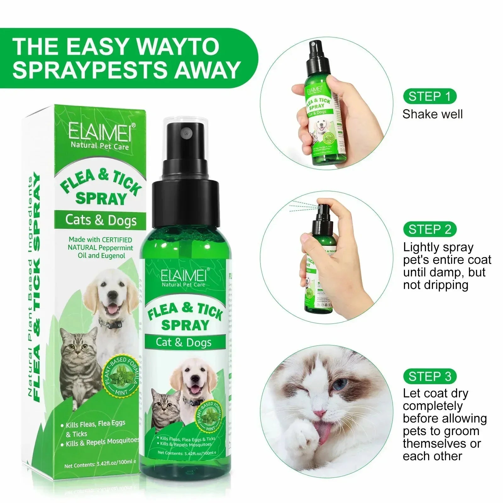 PET Flea & Tick Spray PET Flea & Tick Spray