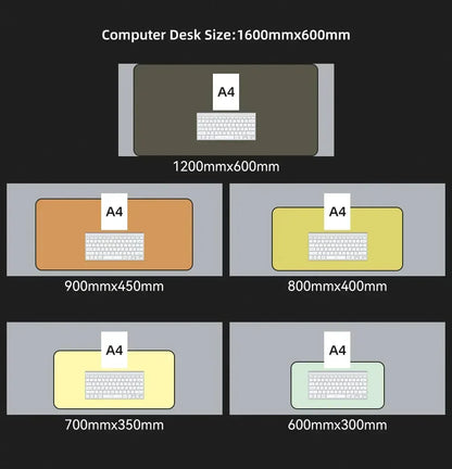 Keyboard Mat Gaming Accessories Light Gray / 60X30cm