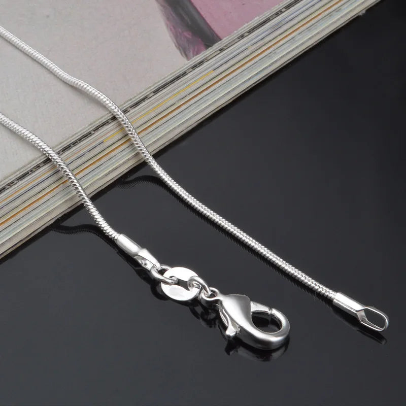 Sterling Silver Chain Fashion Necklace