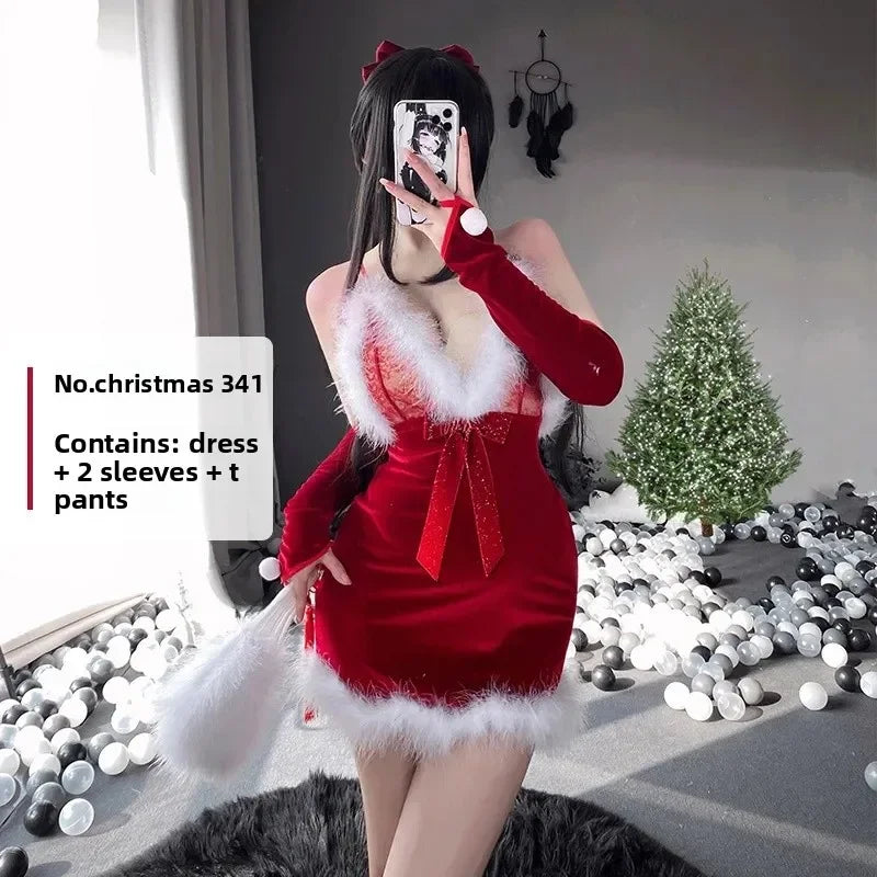 Christmas Rabbit Girl Cosplay Costume