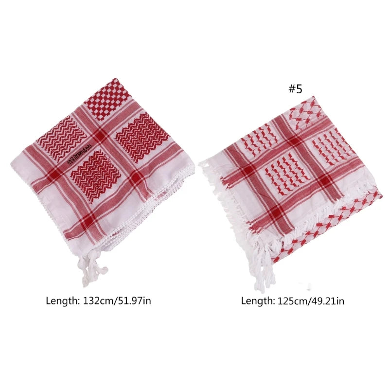 Jacquard Pattern Scarf Arab Hair Kerchief