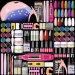 Acrylic Nail Kit with 36W UV LED Nail Lamp Base Top Coat Suitable for Nail Extension and Decoration Nail Tools Acrylic Kit / United States