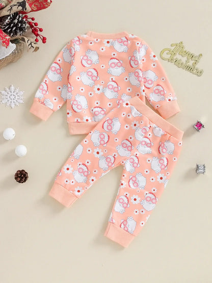 Infant Christmas Reindeer Outfit Pink / 2-3 Years / United States