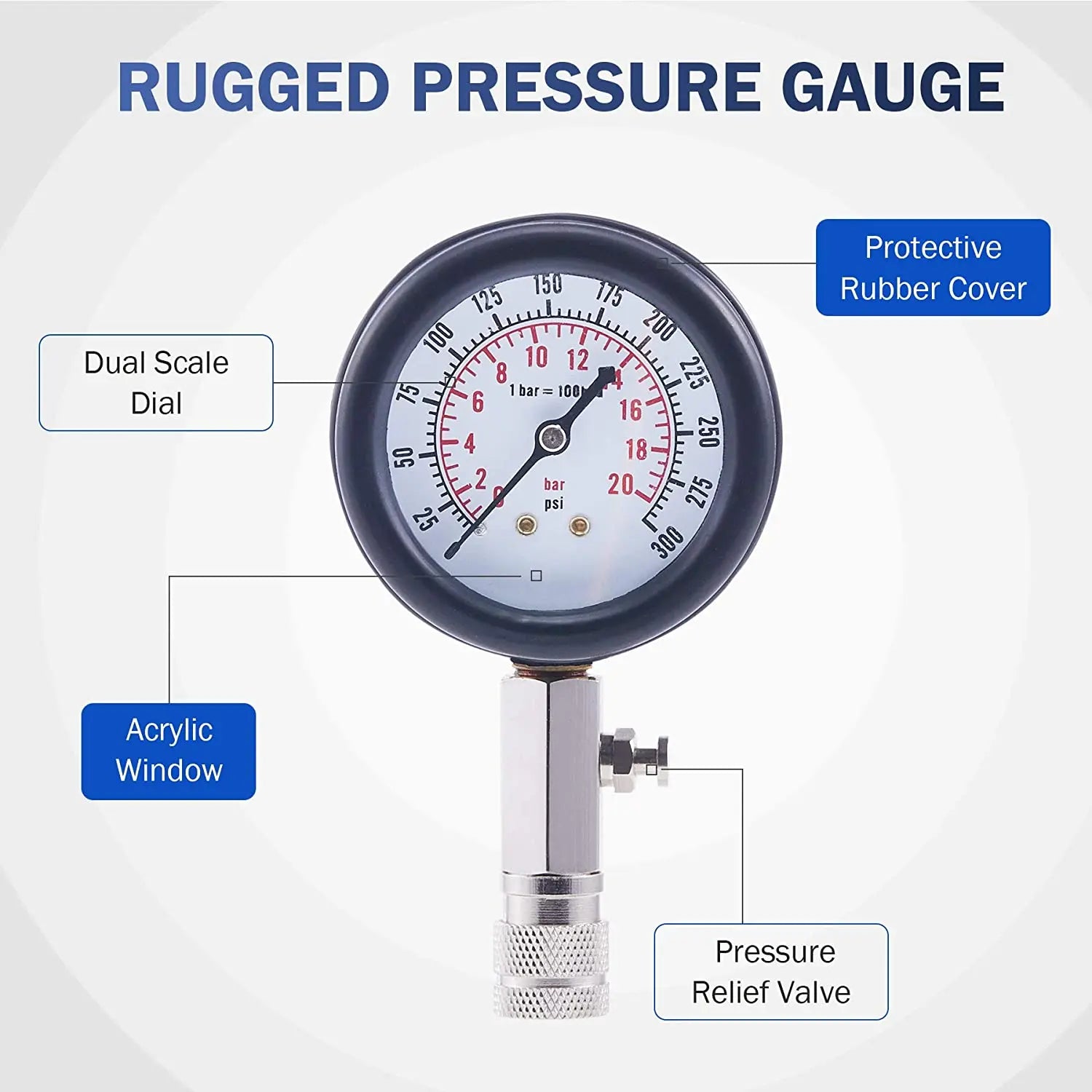 Petrol Engine Cylinder Compression Tester Kit