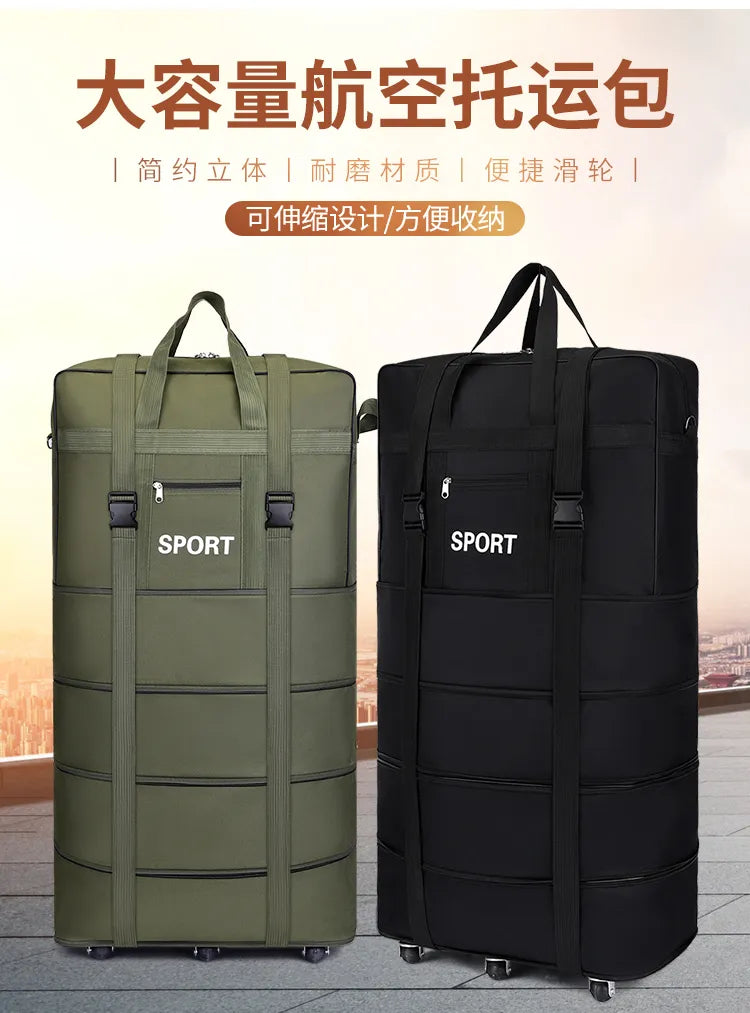 Foldable Luggage Moving Storage Bag Rolling Packing Cubes