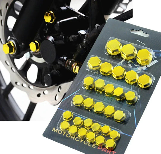 Motorcycle accessories Decoration nut Cover black