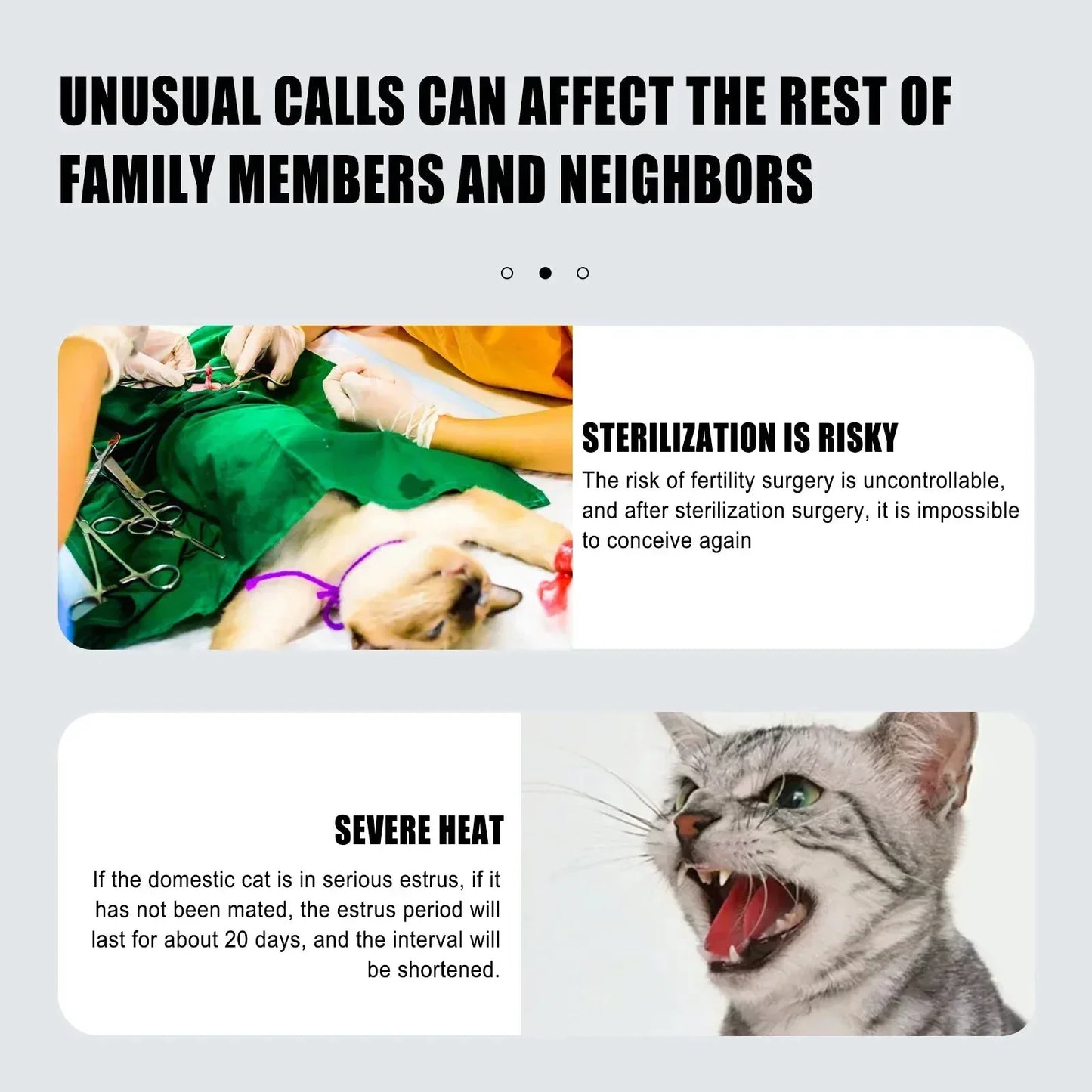 Pet Estrus Calming Spray Cat Anti Anxiety Liquid Default Title