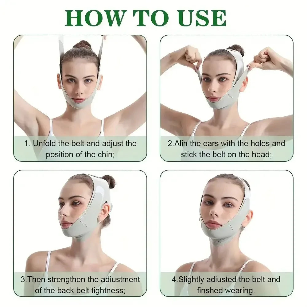 Face Slimming Bandage green