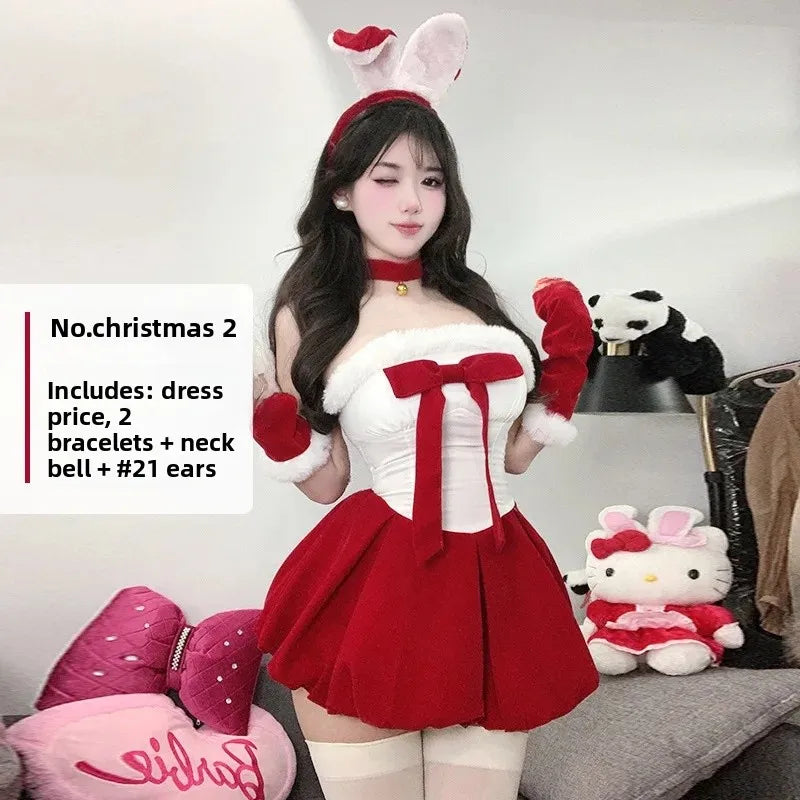 Christmas Rabbit Girl Cosplay Costume