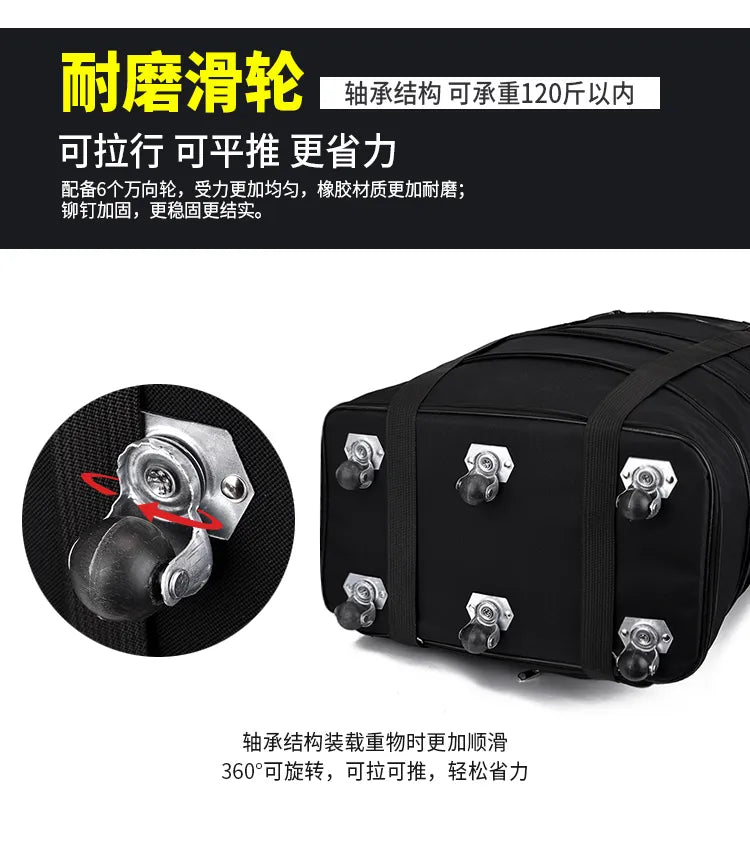 Foldable Luggage Moving Storage Bag Rolling Packing Cubes