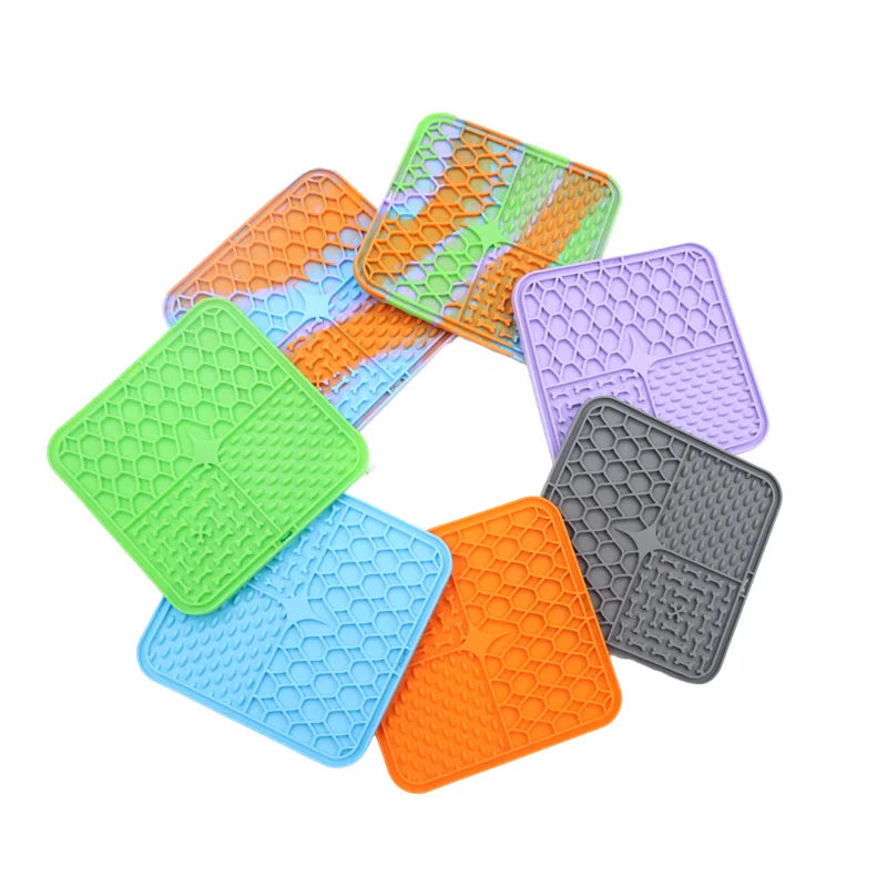 Pet Lick Silicone Mat for Dogs Pet Slow Food Plate