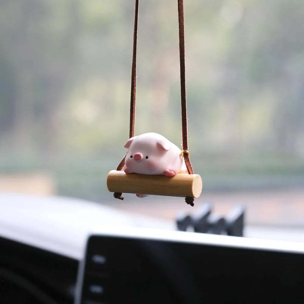 Cute Pig Car Hanging Ornament