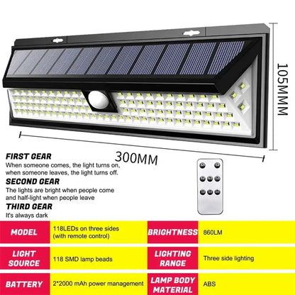 Solar Security Wall Lamp for Outdoor Lighting 1 / United States