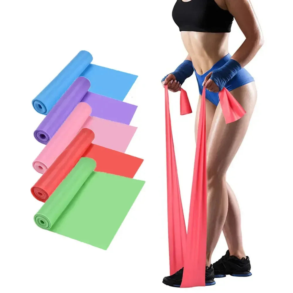 Yoga Sport Resistance Bands Pilates Training Fitness Green / 1500x150mm