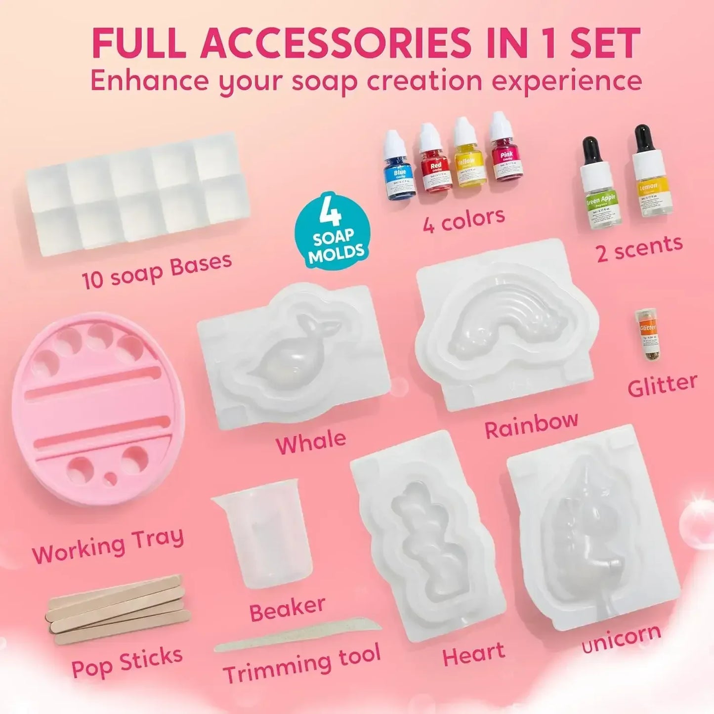 Joyfy Unicorn Soap Making Kit for Kids – DIY Craft & STEM Gift Set United States / Unicorn