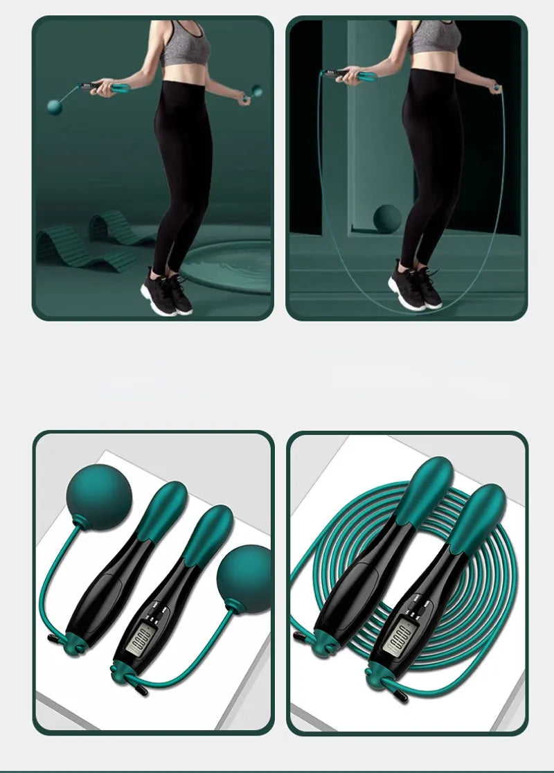 Adjustable Cordless jump rope Fitness gym