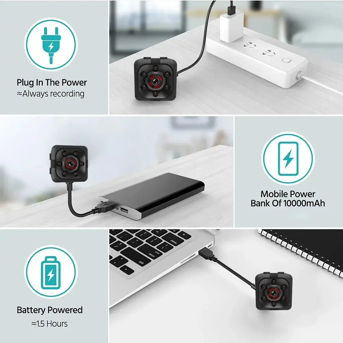 Mini Portable Camera black / 32G CARD / United States