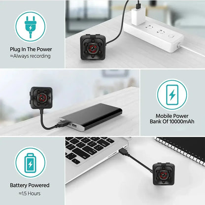 Mini Portable Camera black / 32G CARD / United States