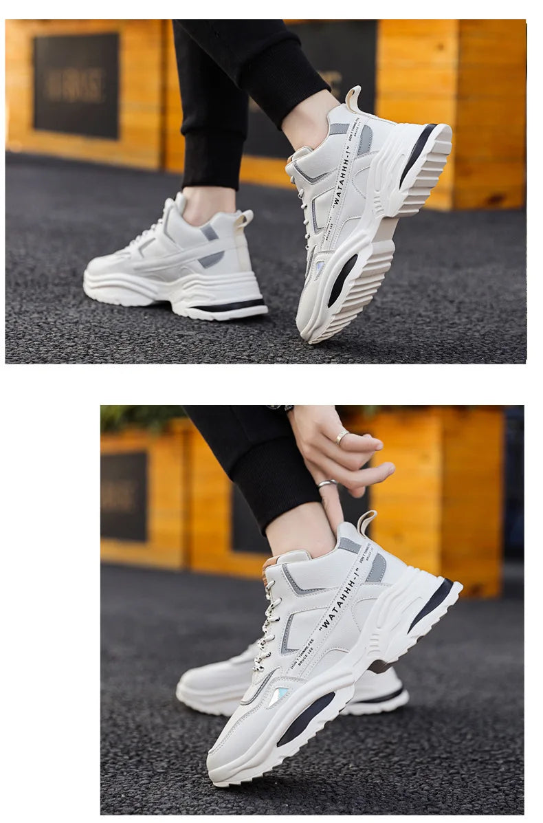 Men's Shoes White Casual Sneakers